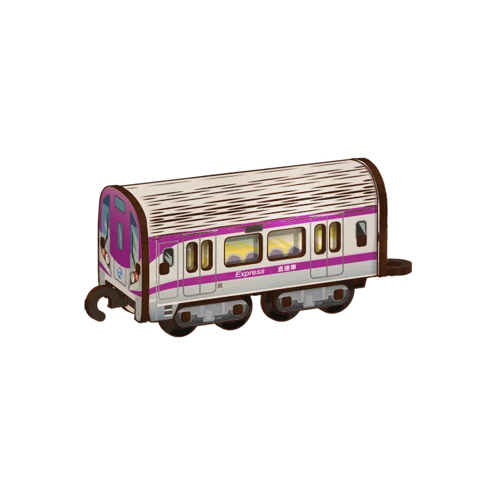 機捷直達車 DIY列車拼木【正版授權】｜Taoyuan Airport MRT Express DIY 3D Train Model