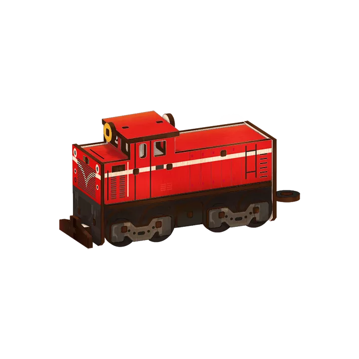 阿里山火車 DIY火車拼木【正版授權】｜Alishan Forest Railway DIY 3D Train Model