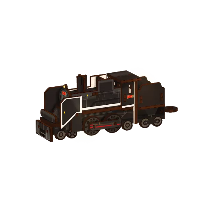 蒸汽皇后火車 DIY火車拼木【臺鐵授權】｜ Queen Locomotive DIY 3D Train Model