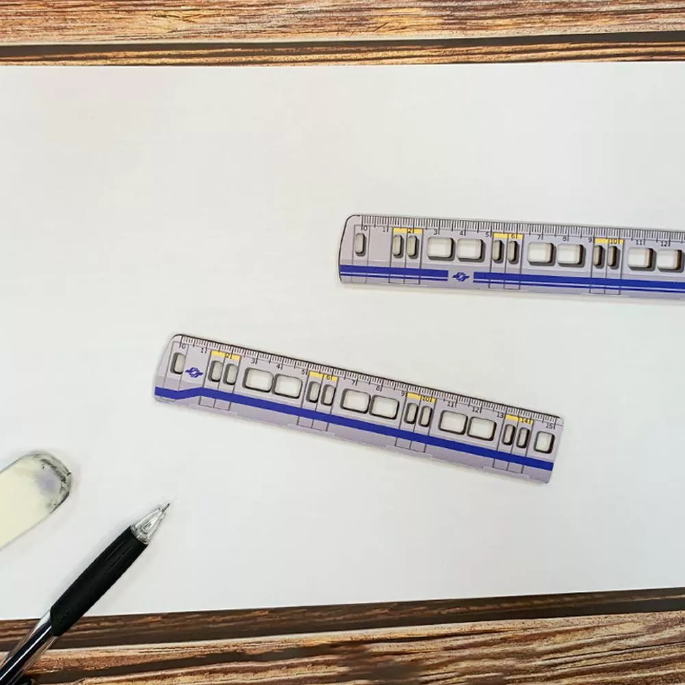 台灣紀念品 木質文具 捷運紀念品 新格子文創設計 捷運造型木尺