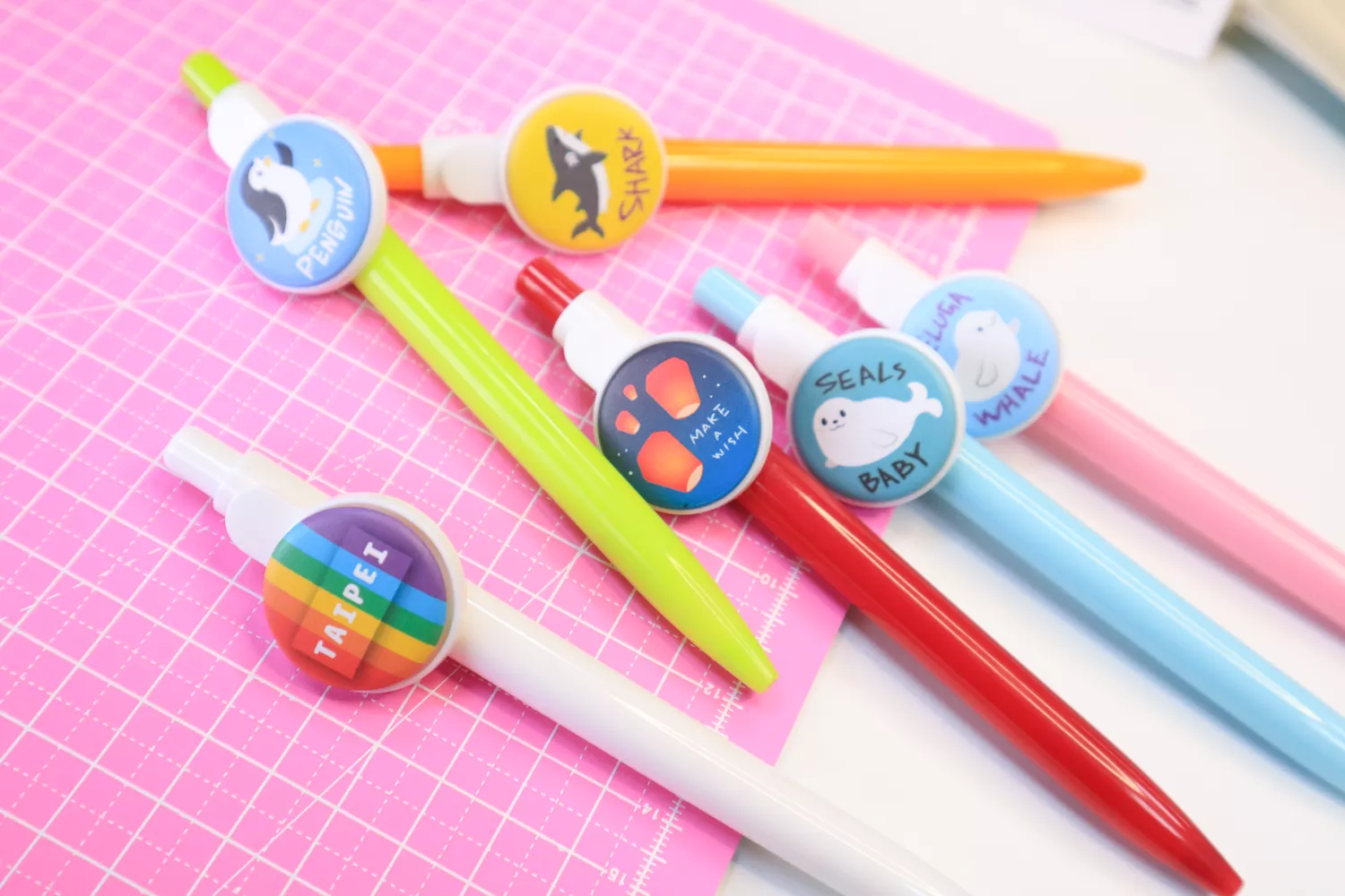 台灣特色文具 可愛動物原子筆 旅遊紀念筆 台灣紀念品 台灣文創文具