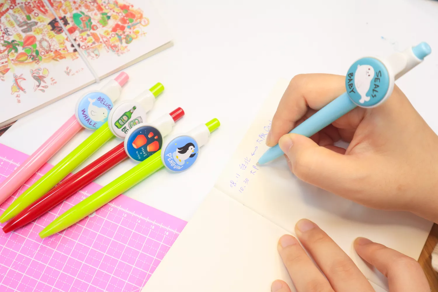 台灣特色文具 可愛動物原子筆 旅遊紀念筆 台灣紀念品 台灣文創文具