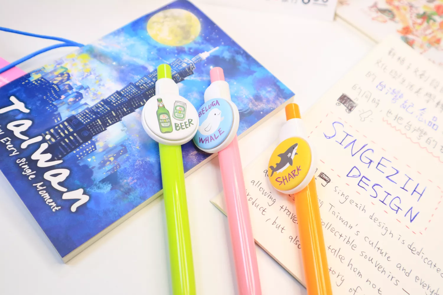 台灣特色文具 可愛動物原子筆 旅遊紀念筆 台灣紀念品 台灣文創文具