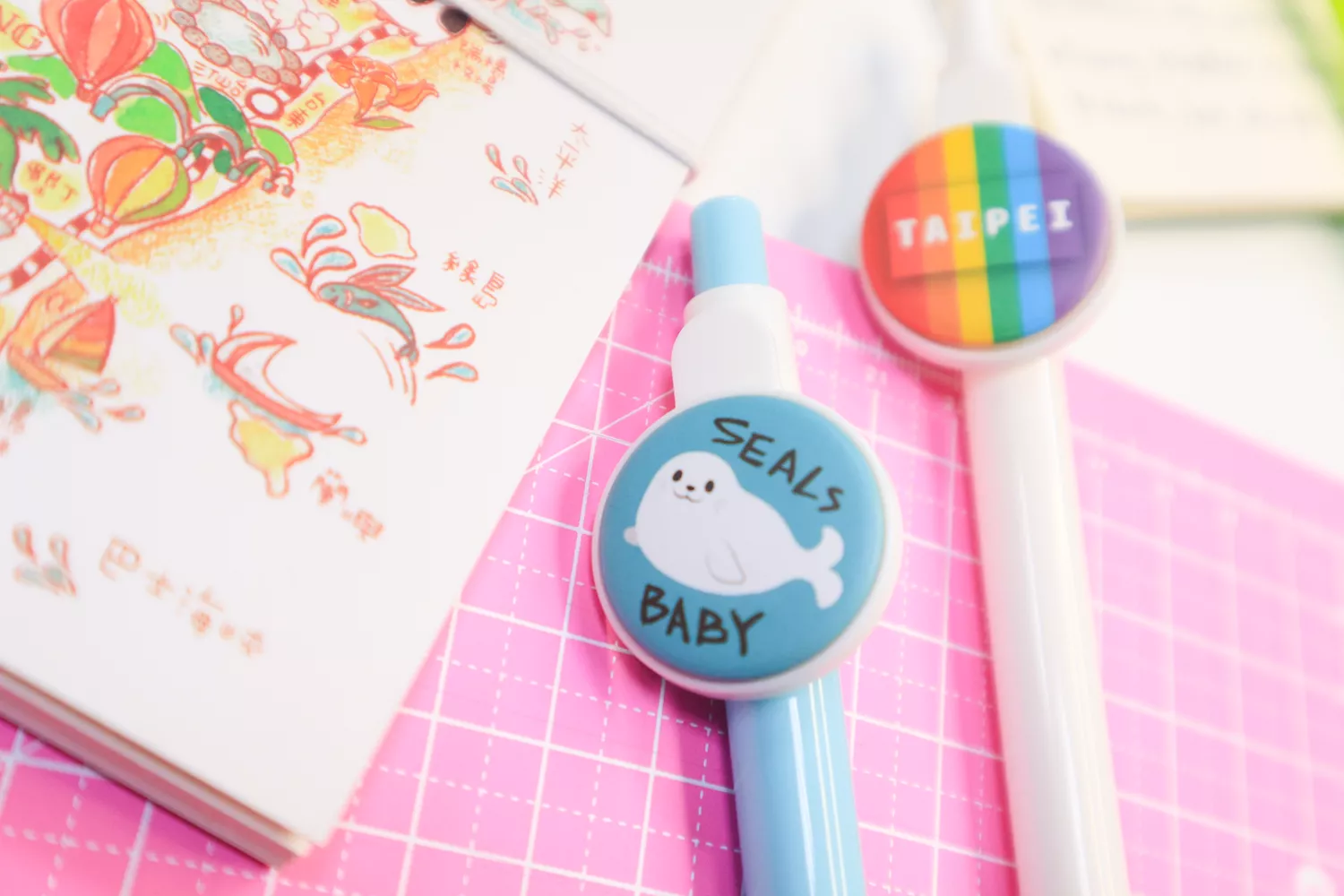 台灣特色文具 可愛動物原子筆 旅遊紀念筆 台灣紀念品 台灣文創文具