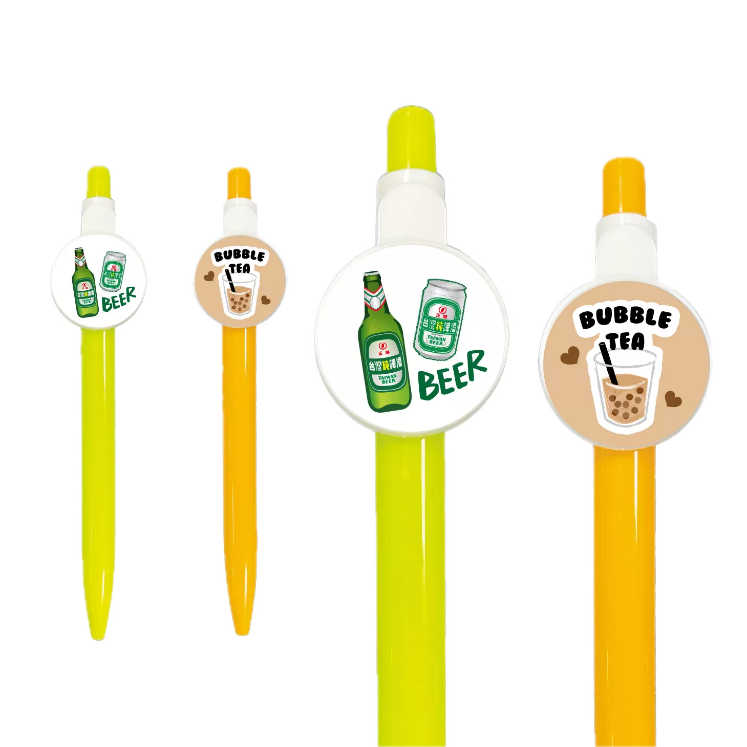 台灣美食 – 馬口鐵原子筆｜Taiwan Food – Tinplate Pen