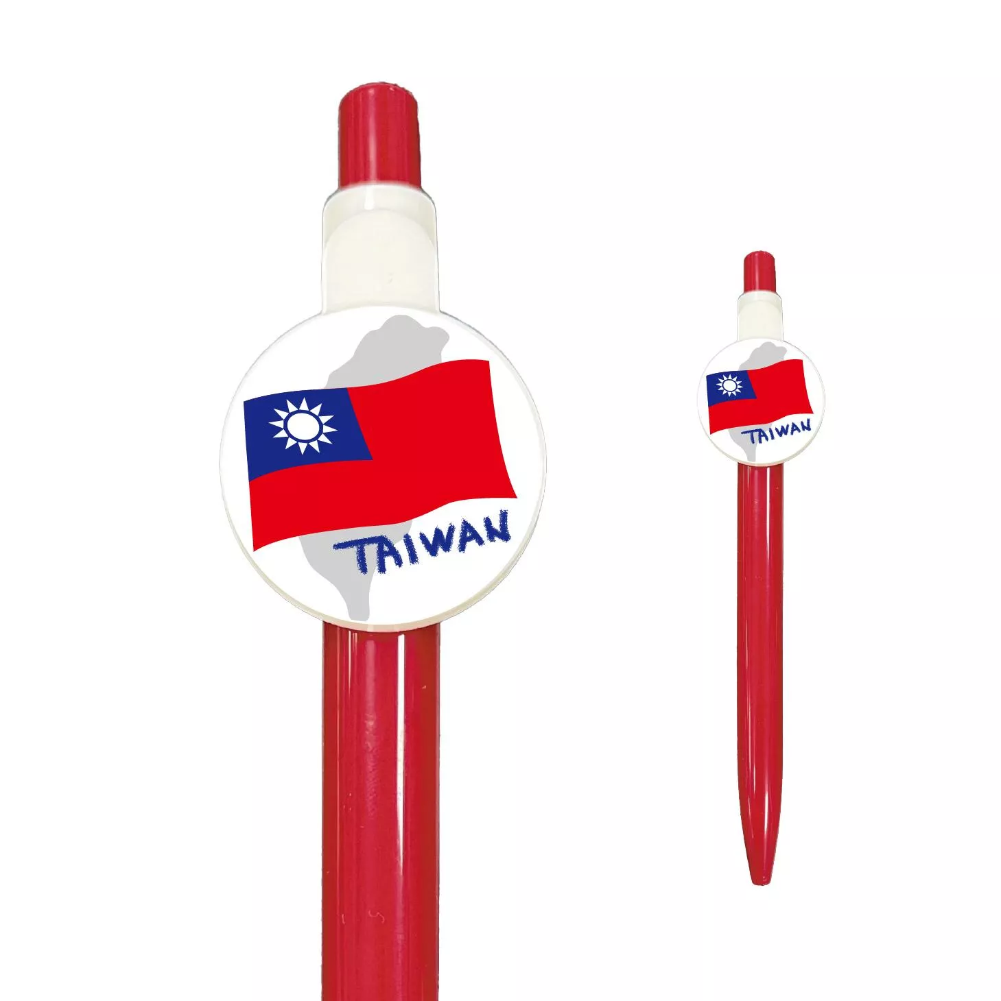 台灣國旗 – 馬口鐵原子筆｜Taiwan Flag – Tinplate Pen