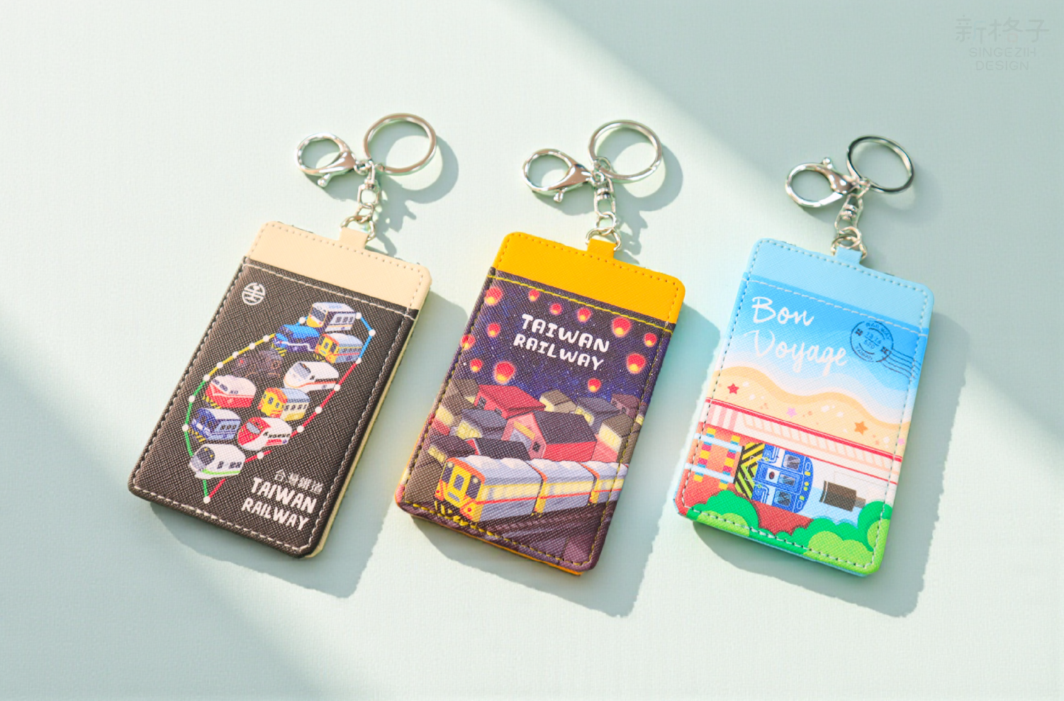 台灣紀念品皮製悠遊卡套 台灣伴手禮實用卡套 外國人最愛