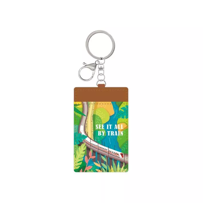 台灣火車 – 皮製悠遊卡套【臺鐵授權】｜Taiwan Trains – EasyCard Holder