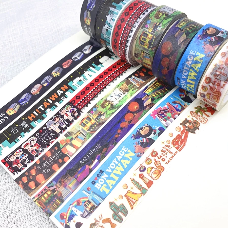 台灣特色紀念品 台灣文創紙膠帶 新格子文創設計 台灣伴手禮 交換禮物