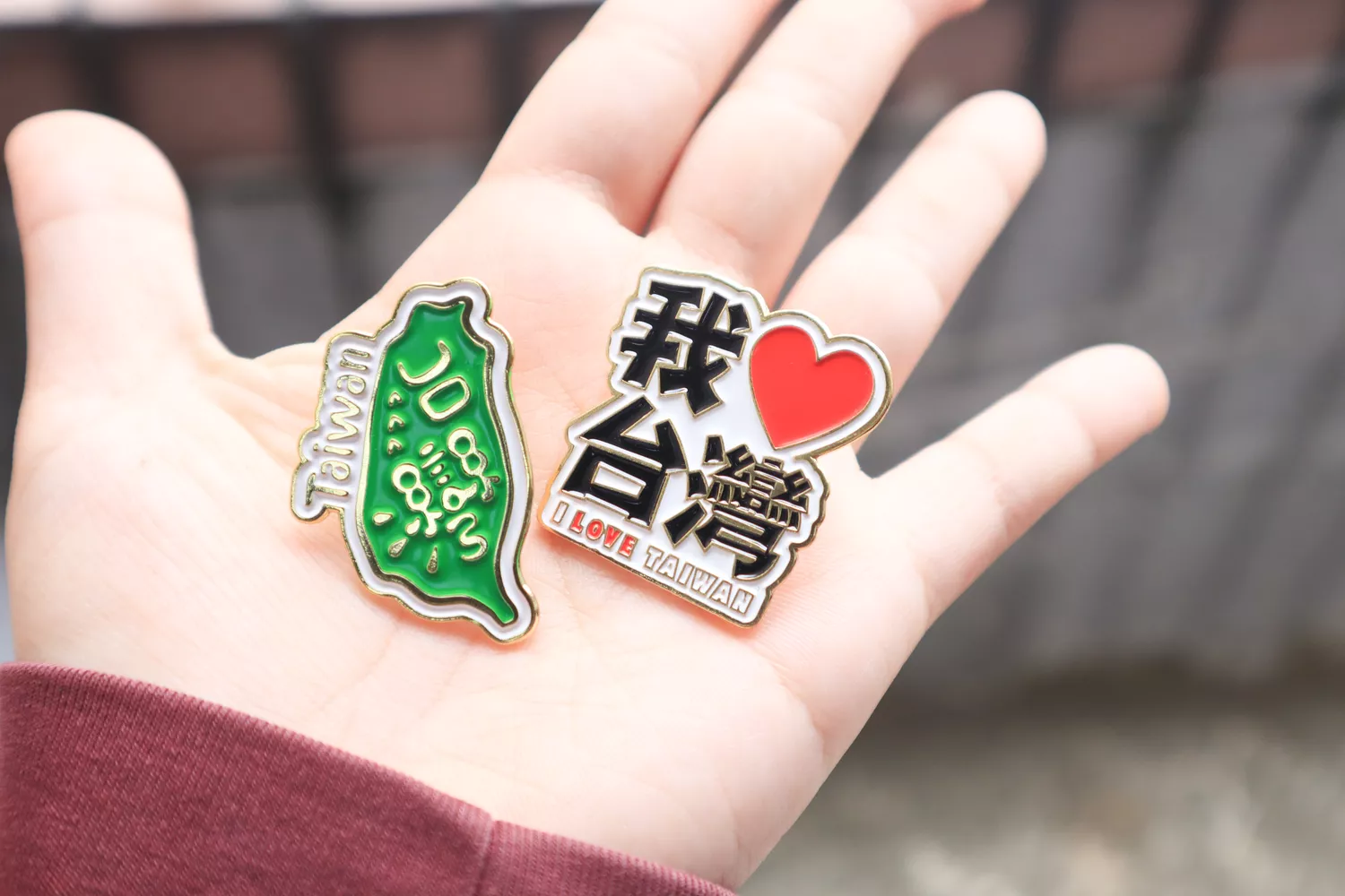 台灣小物 金屬徽章 台灣紀念品 胸針別針 送禮推薦