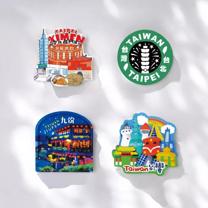 台灣景點造型2 – 立體木質冰箱貼｜Taiwan Scenic Collection – 3D Wooden Magnet