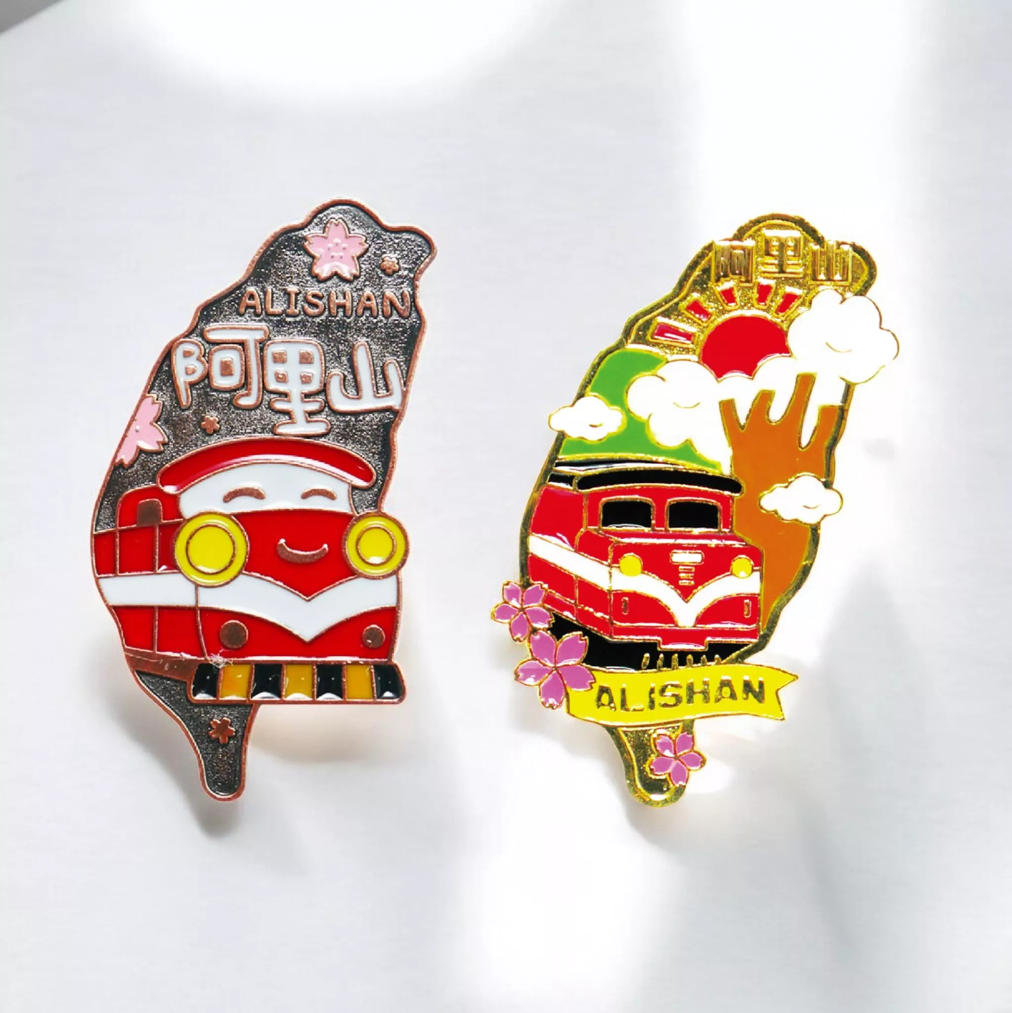 島形阿里山 – 金屬冰箱貼｜Alishan – Metal Magnet