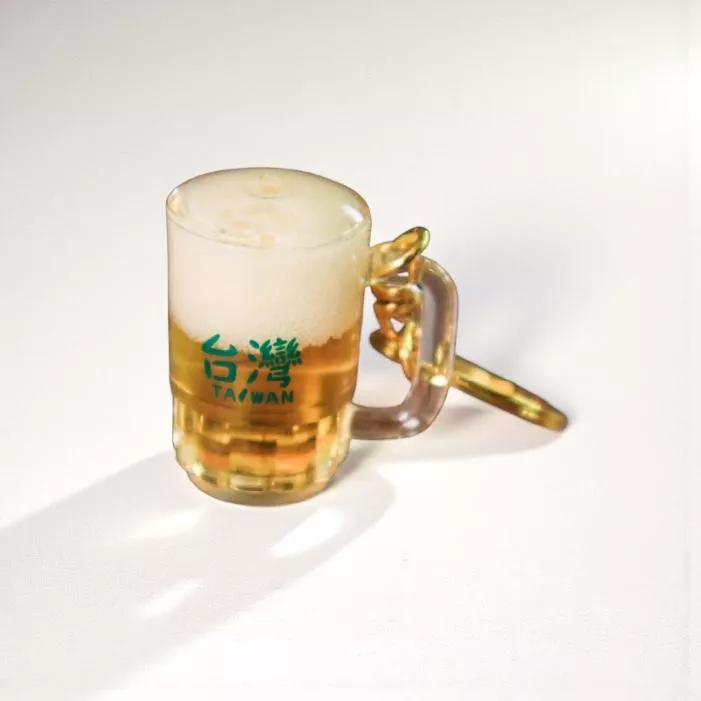 立體台灣啤酒 鑰匙圈｜Taiwan Beer 3D Keychain