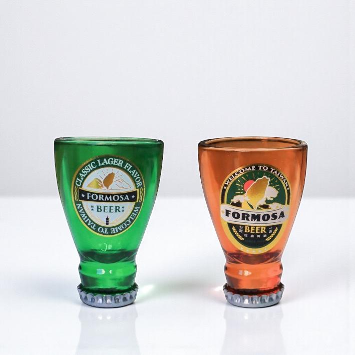 台灣啤酒造型小酒杯｜雙色款・台味收藏、台灣紀念品、台灣伴手禮、SHOT