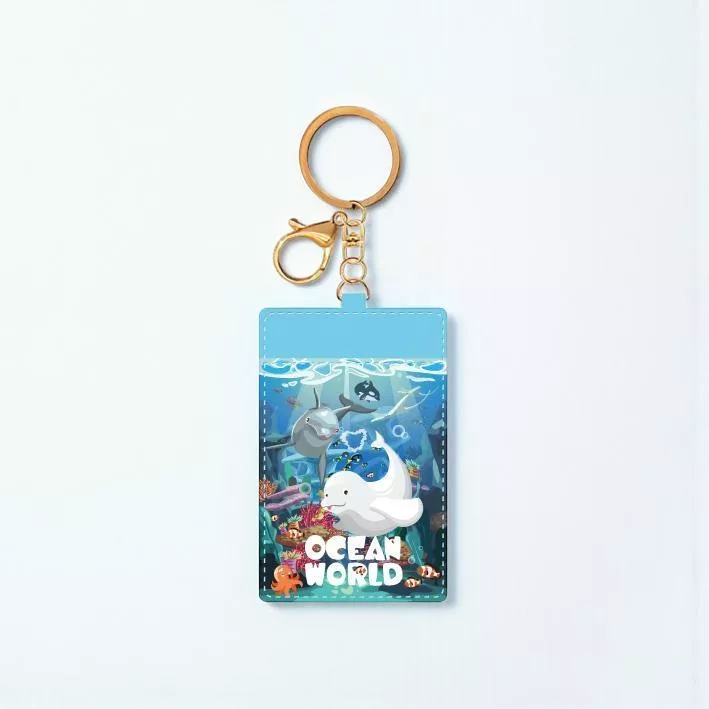 海底世界 – 皮製悠遊卡套｜Underwater World – EasyCard Holder