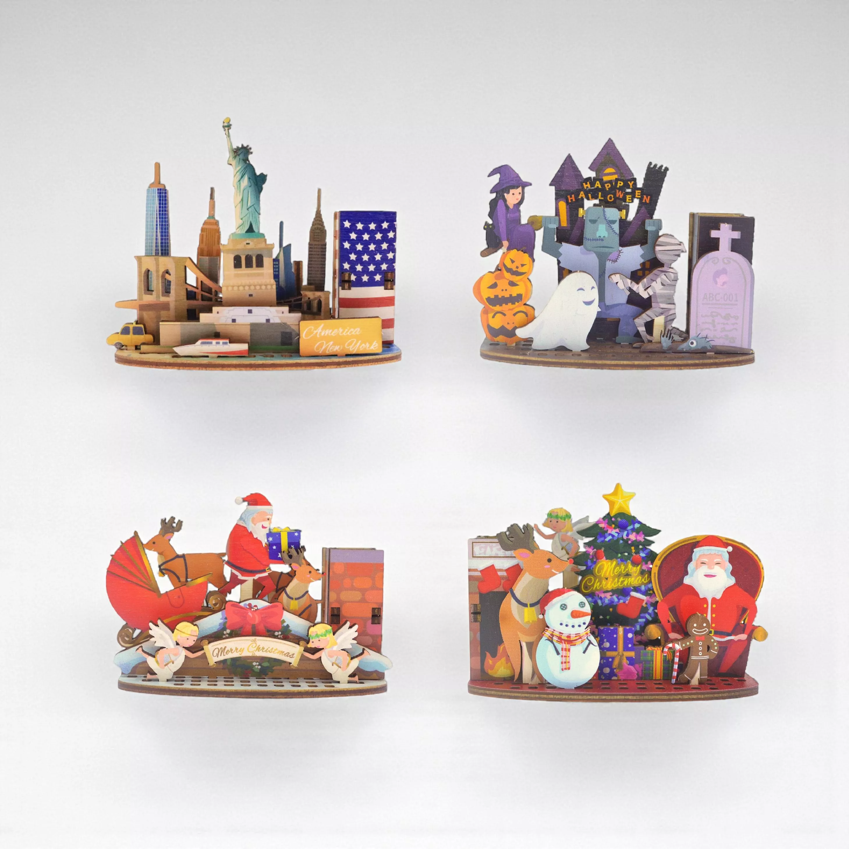 節慶／歐美風 – DIY多功能桌面擺飾｜Festive / European & American Style – DIY Multi-Functional Desktop Decoration