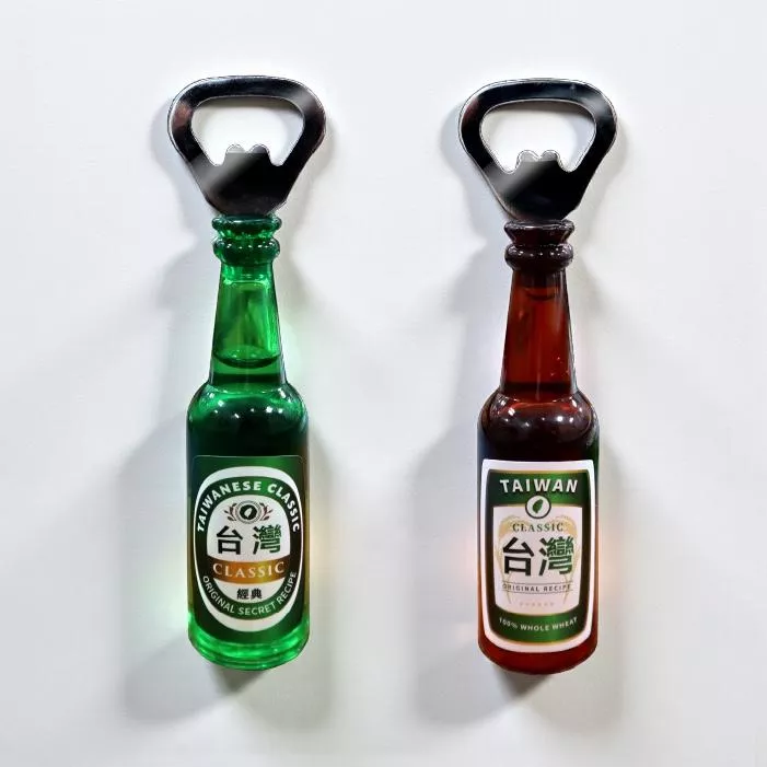 台灣啤酒 – 立體開瓶器冰箱貼｜Taiwan Beer – 3D Bottle Opener Magnet