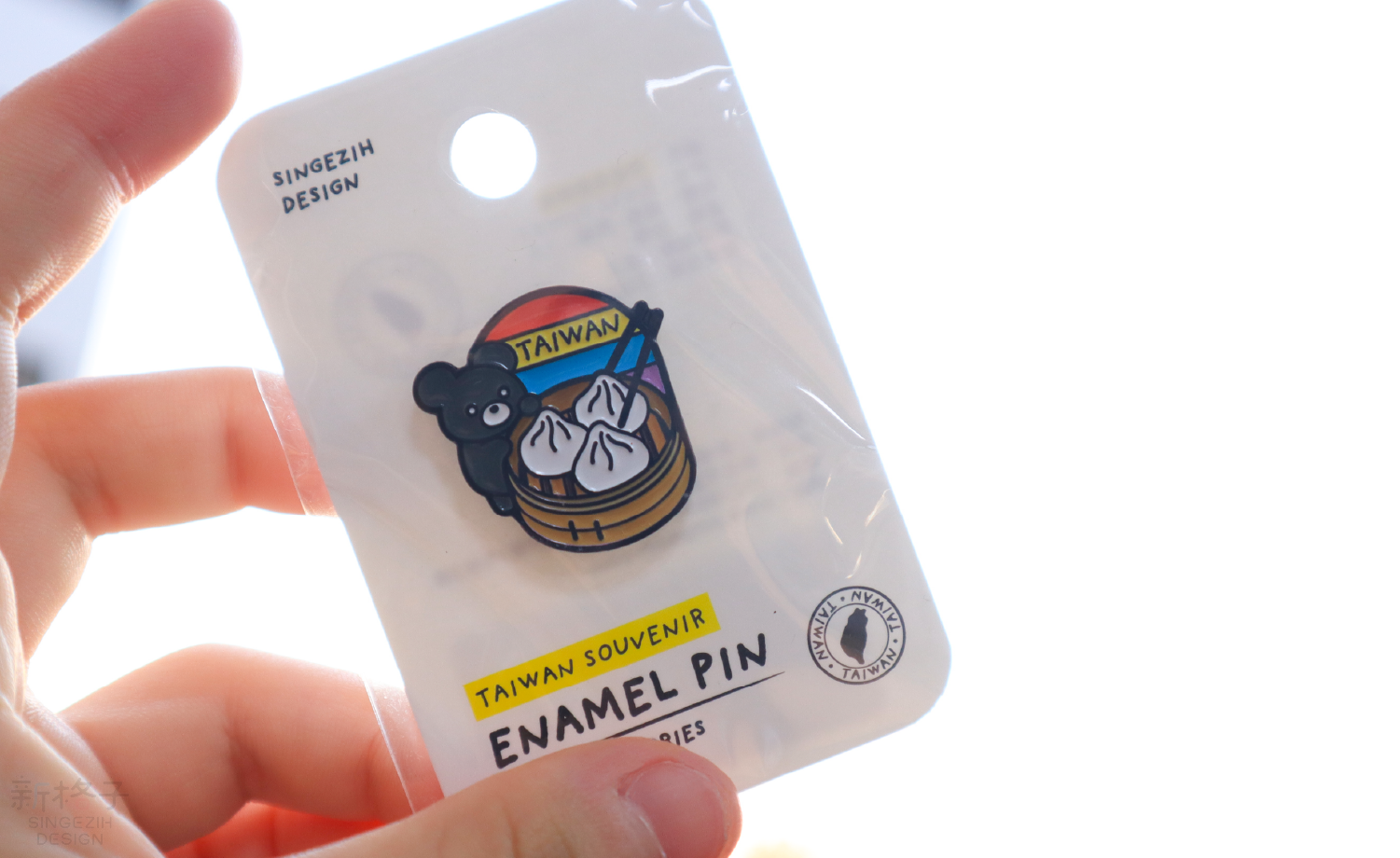 烤漆金屬徽章 台灣插畫別針 台灣小物 台灣紀念品 烤漆別針