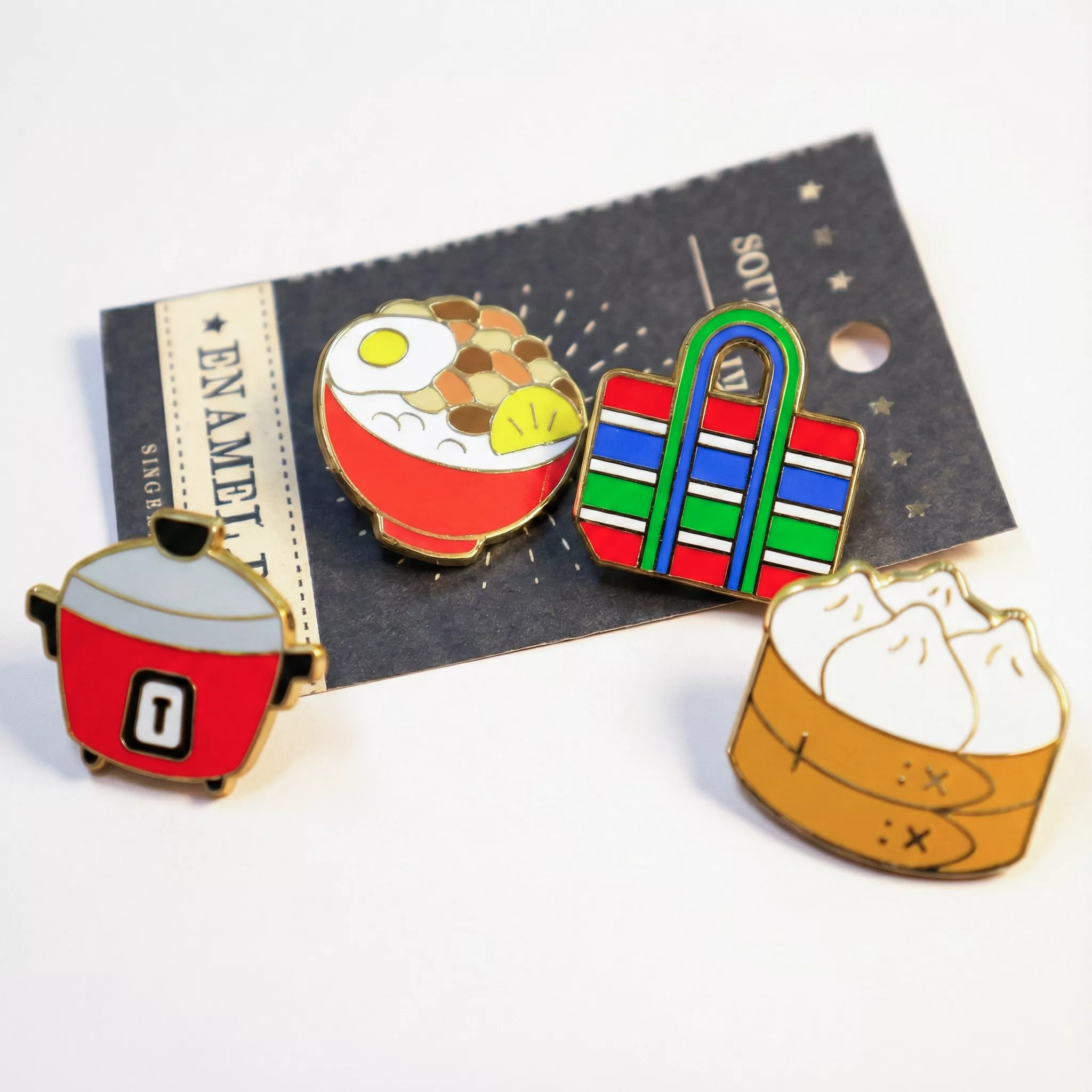 台味小物 – 金屬徽章｜Taiwan-Inspired Items – Metal Pin