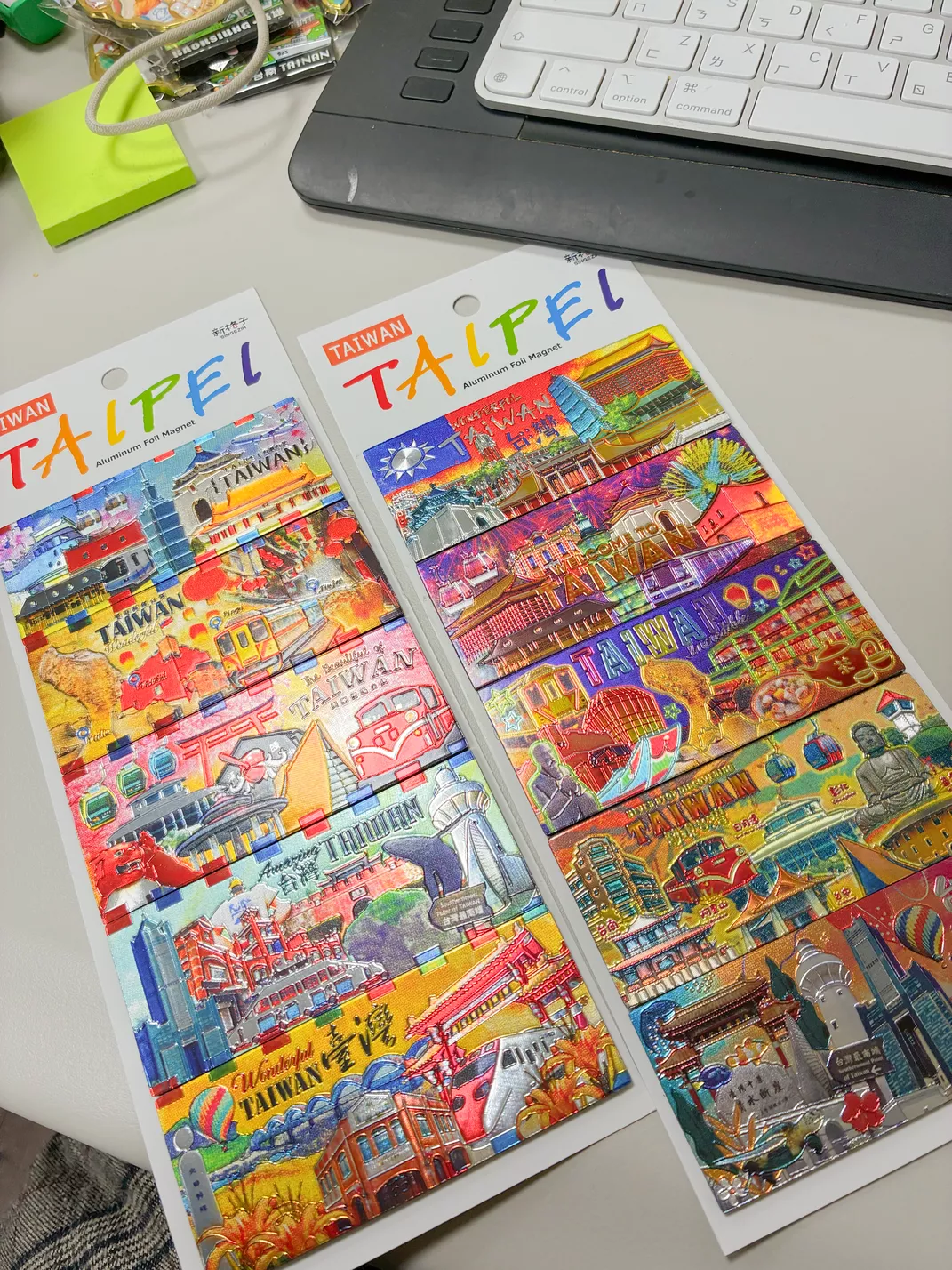 Taiwan souvenir Taiwanese culture gift Taiwan scenery magnets Creative Taiwan stationery 台灣紀念品