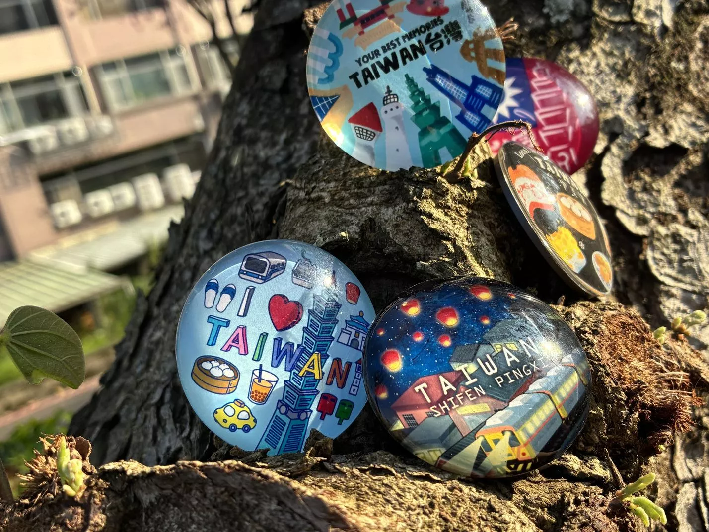 玻璃球冰箱磁鐵 台灣紀念品 台灣伴手禮 台灣文創小物 taiwan souvenirs 