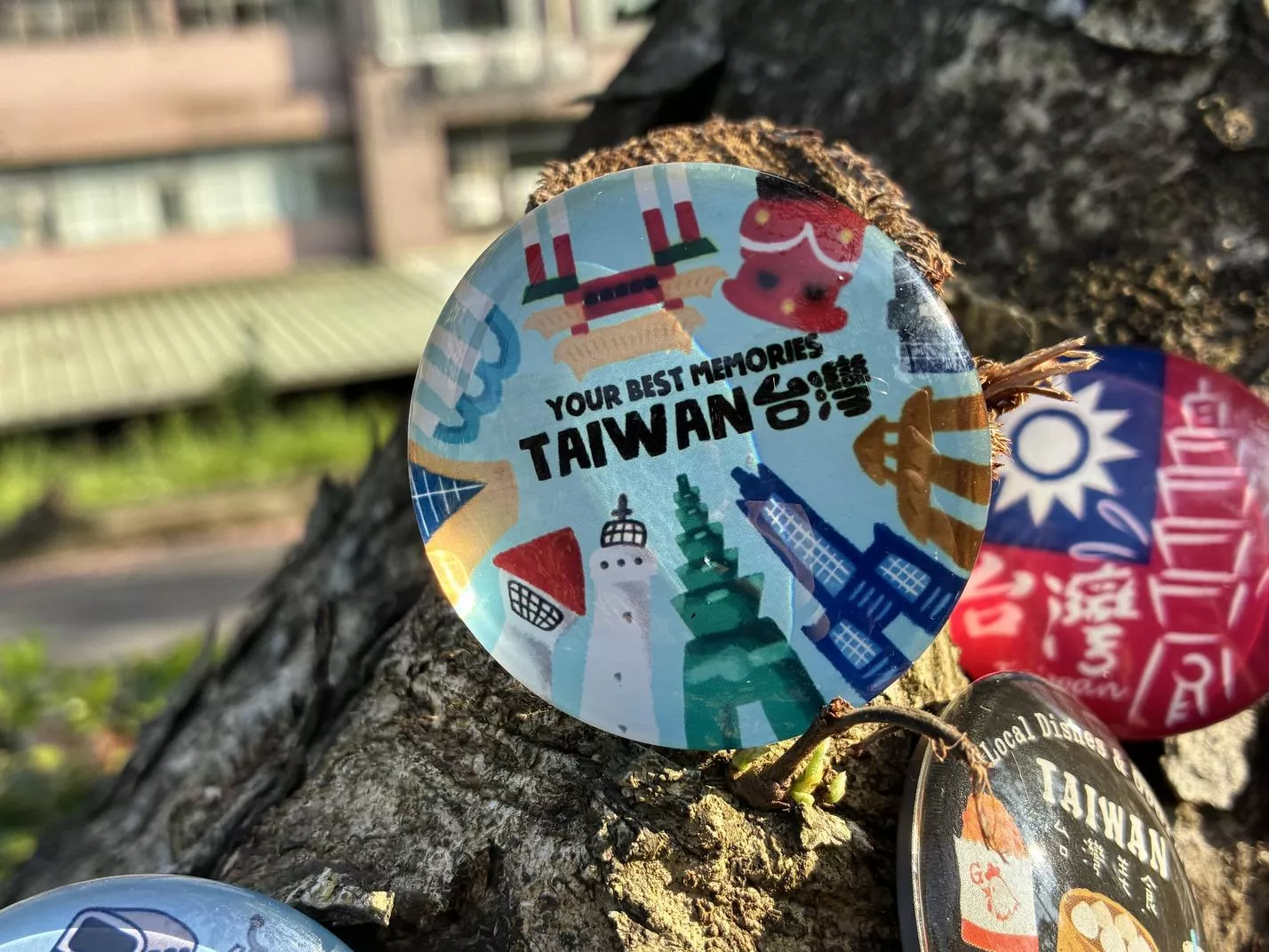 玻璃球冰箱磁鐵 台灣紀念品 台灣伴手禮 台灣文創小物 taiwan souvenirs 