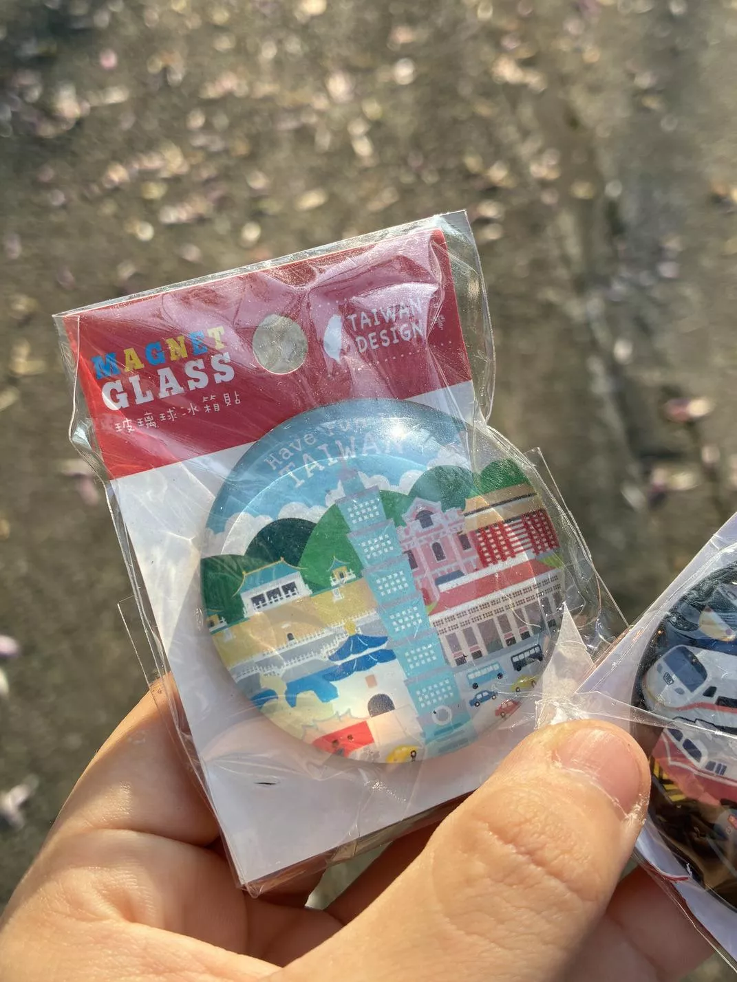 玻璃球冰箱磁鐵 台灣紀念品 台灣伴手禮 台灣文創小物 taiwan souvenirs 
