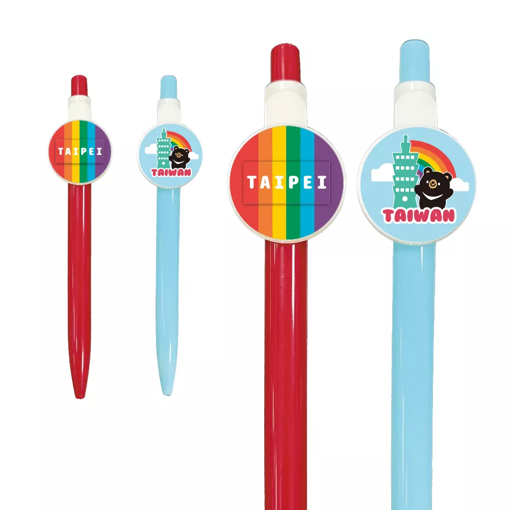 台灣景點 – 馬口鐵原子筆｜ Taiwan City – Tinplate Pen
