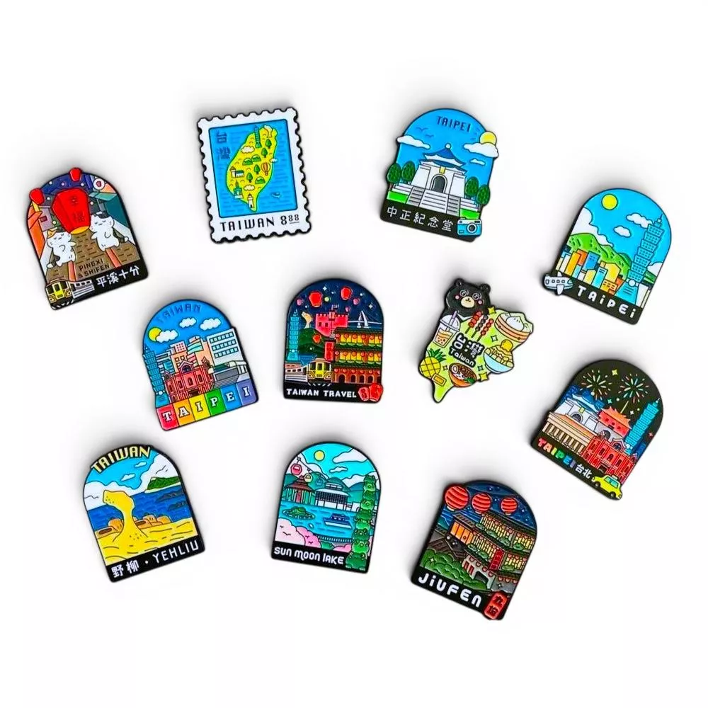 烤漆金屬冰箱貼｜Enamel Magnet