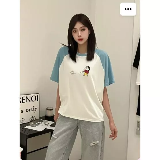 【台灣出貨】台灣現貨  立即出貨 女裝T恤 百搭學院風短袖