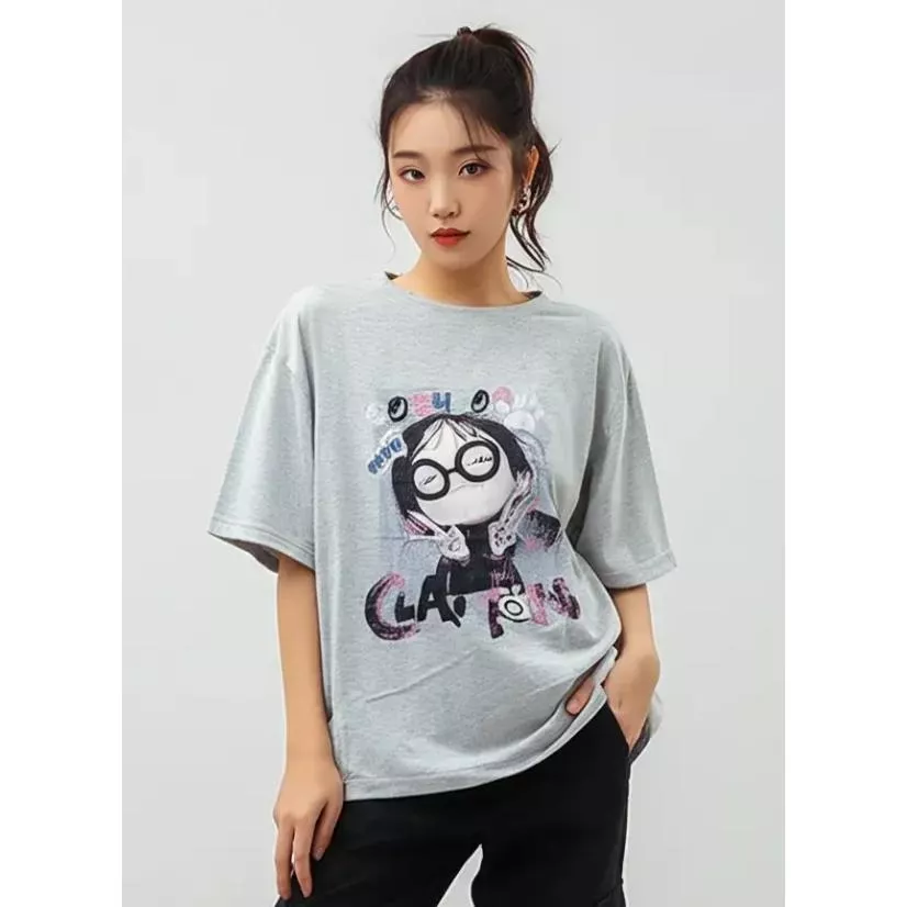 【台灣出貨】台灣現貨  立即出貨 女裝T恤 百搭學院風短袖