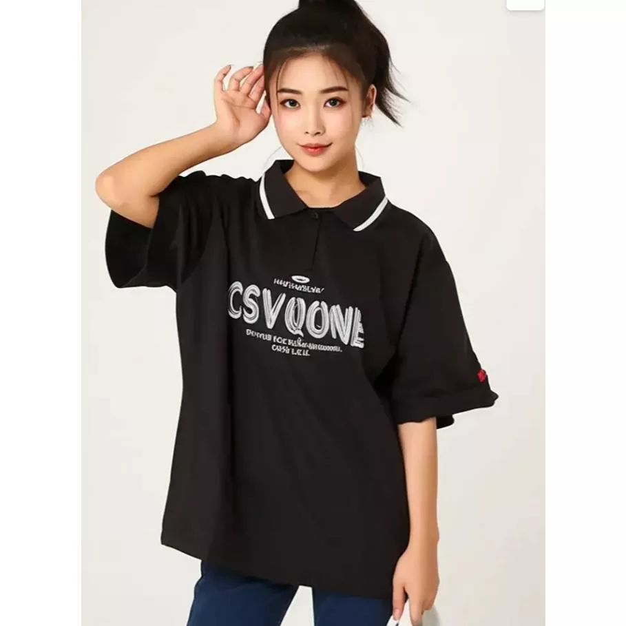 【台灣出貨】現貨 女裝POLO衫  百搭學院風短袖