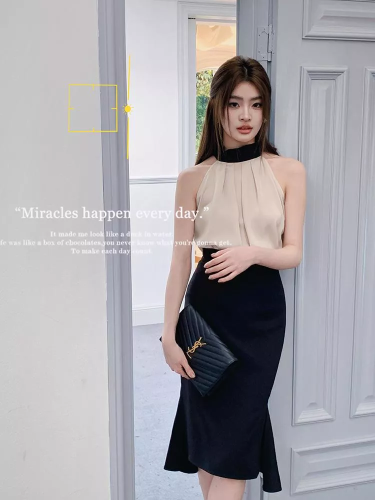 🔥春夏OL西裝魚尾裙半身裙🌟