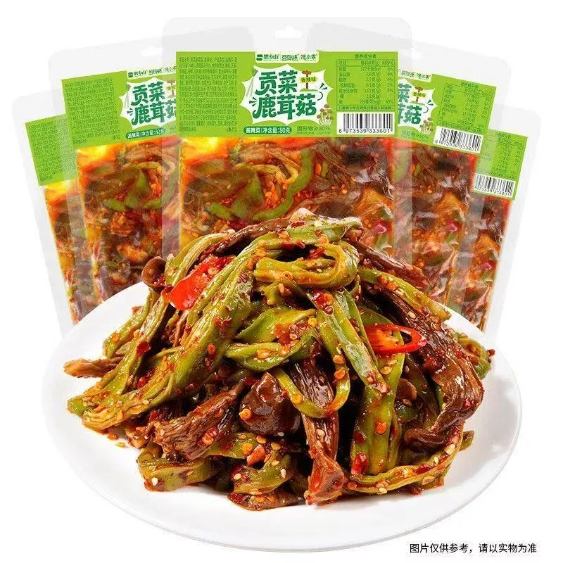 香辣貢菜鹿茸菇雙脆80g