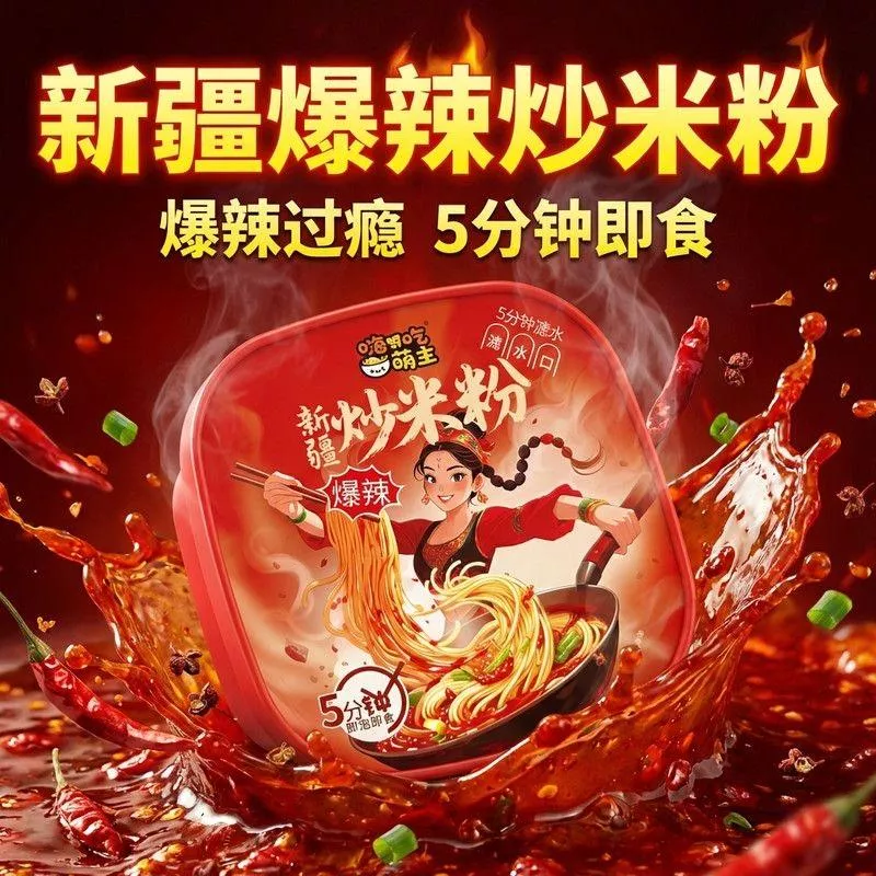 嗨吃萌主 新疆炒米粉248g