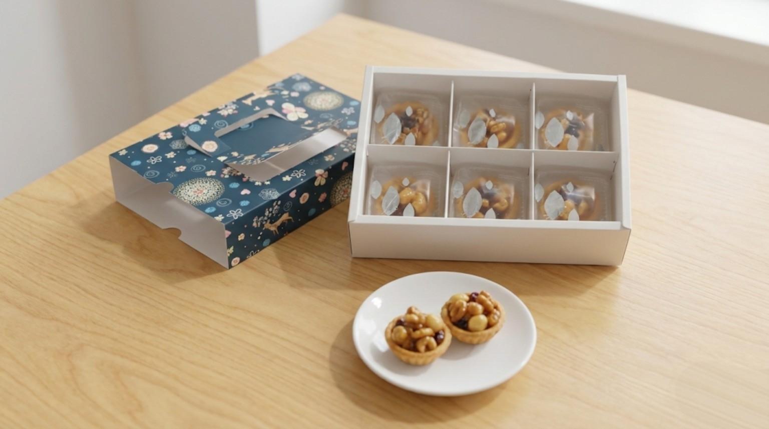 手工堅果塔｜楓糖、太妃糖、香辣口味｜高比例堅果｜滿心烘焙坊