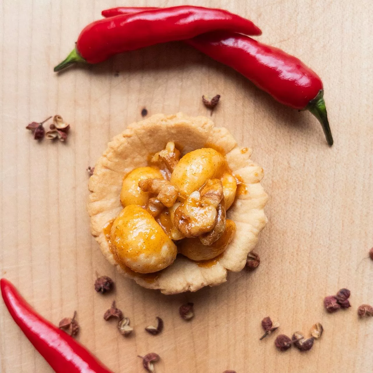 香辣堅果塔(6入)