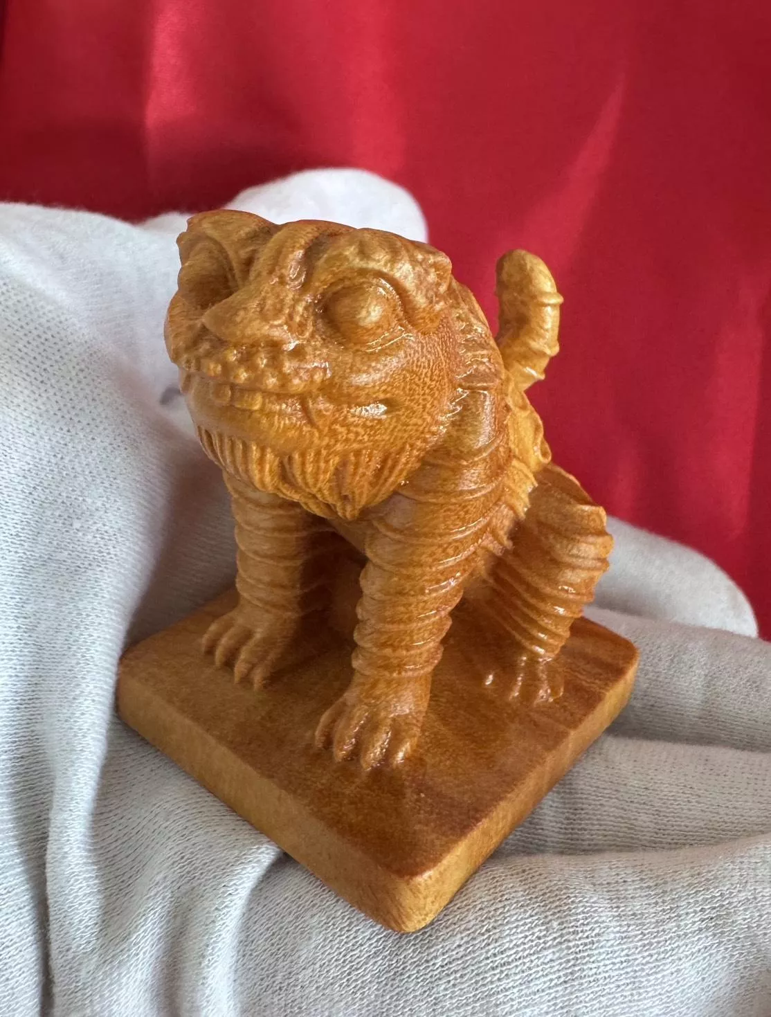 黃金檀木小虎爺