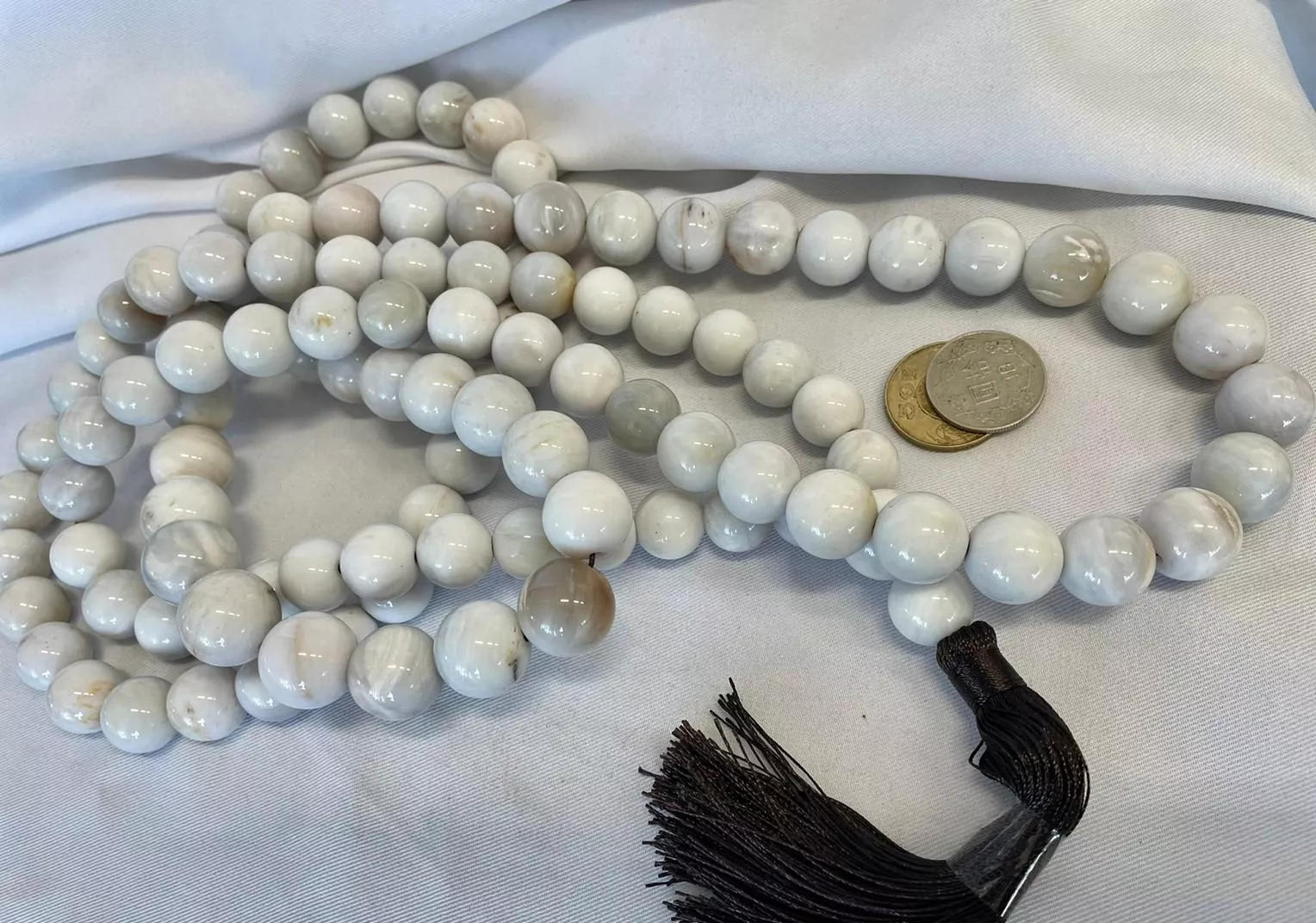 緬甸億萬年樹化玉108顆佛珠