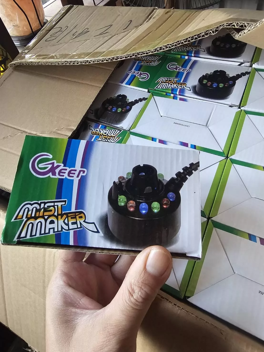 七彩12LED燈造霧器