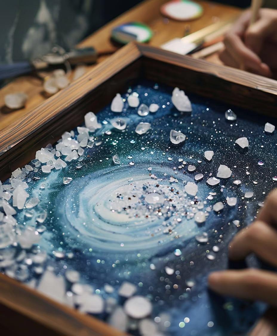 當藝術家遇到水晶