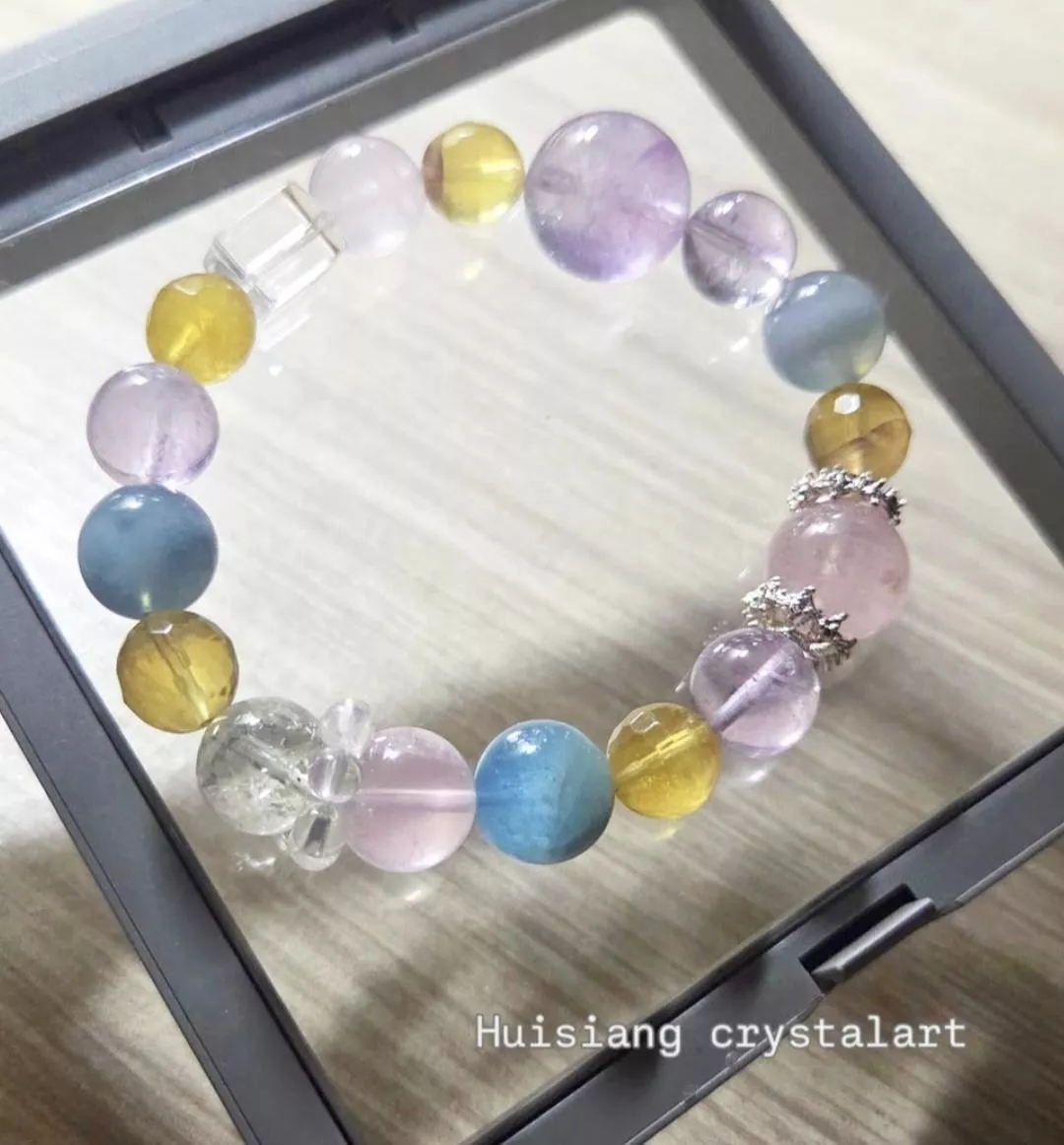 紫水晶 x 海藍寶 x 粉水晶