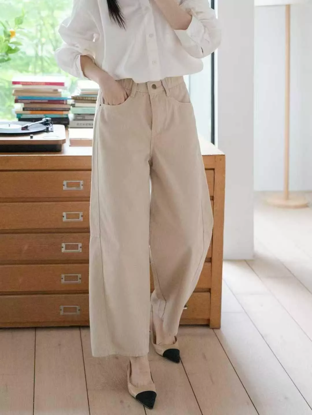 Youlin♡韓國EDITION_純色直筒褲