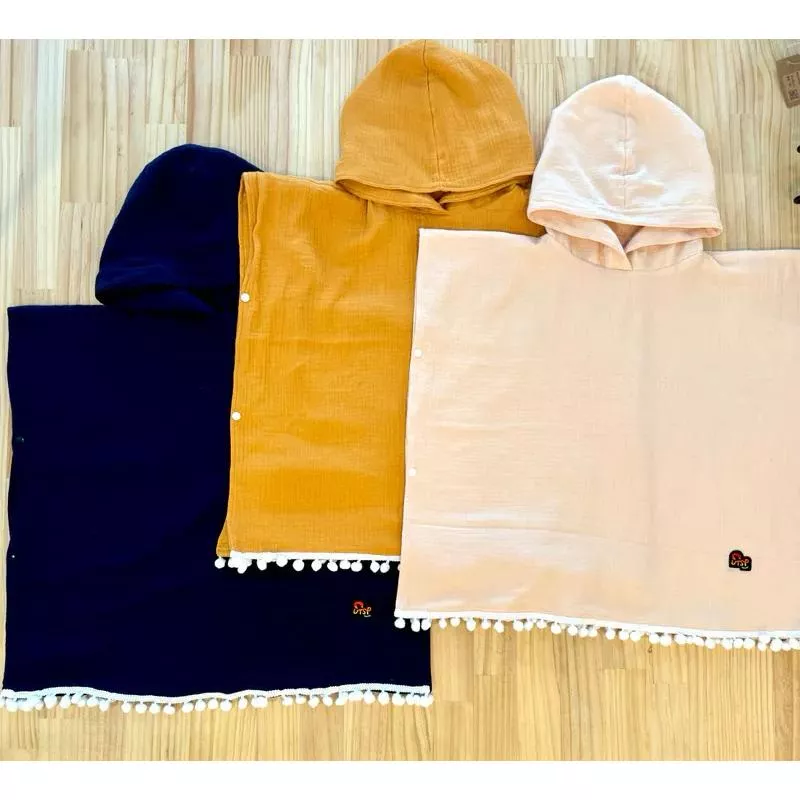 Outside Paradise 幼童二重紗浴巾衣