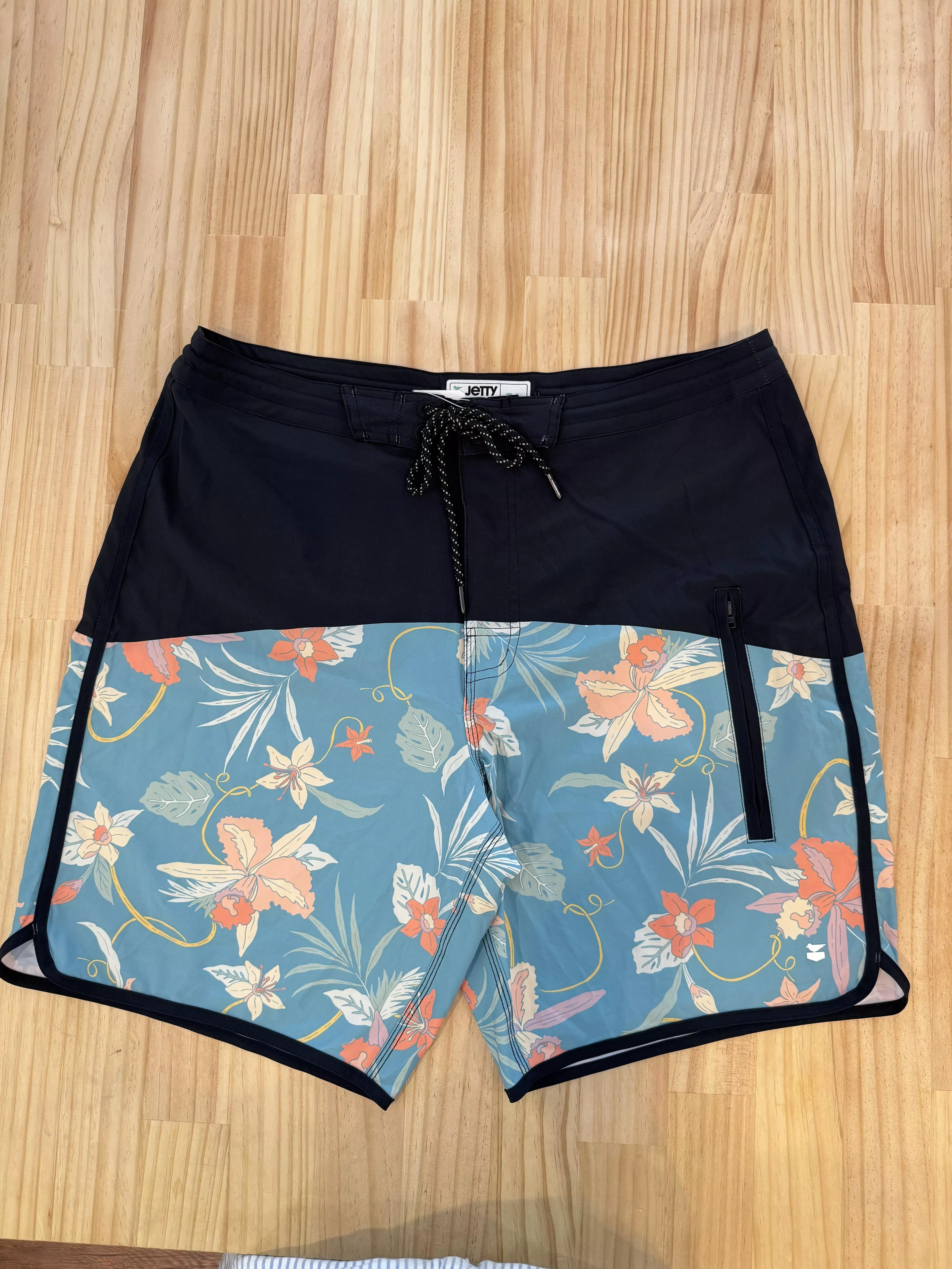 JETTY 衝浪褲 - 綠花