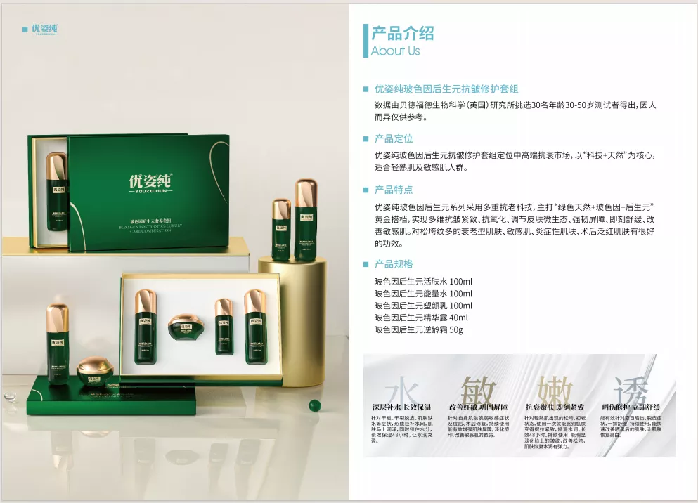 玻色因後生元護膚套