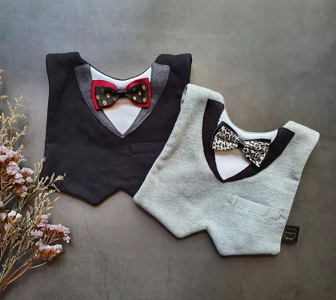 燕尾服造型圍兜 2色 寶寶周歲 抓周 生日禮物