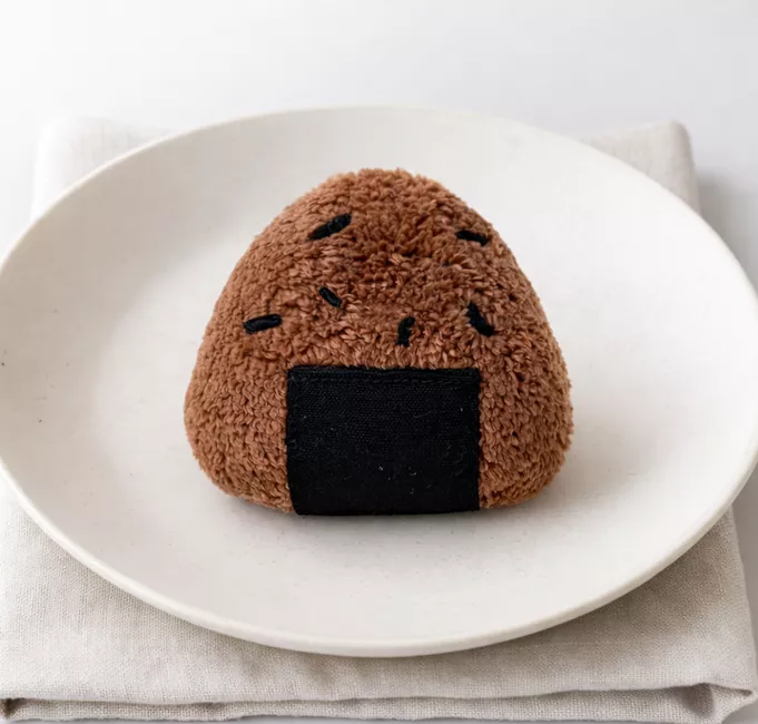 芝麻醬油飯糰 手搖鈴 安撫玩具