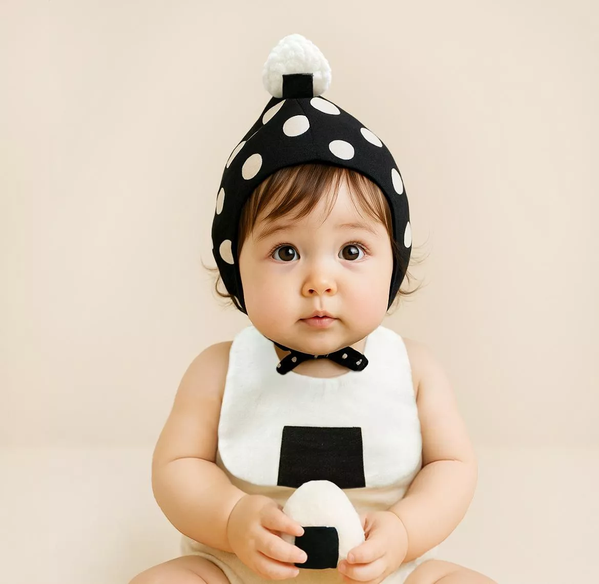 梅子飯糰造型雙面圍兜 御握り Onigiri