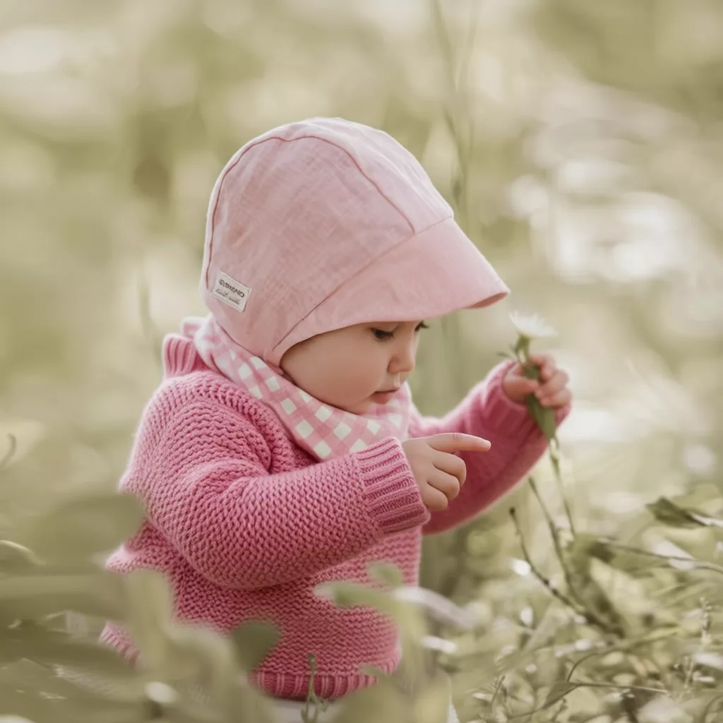 馬卡龍色系 雙面穿戴 寶寶 綁帶帽